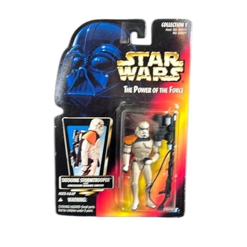 Vintage 1995 Star Wars Power of the Force Tatooine Stormtrooper